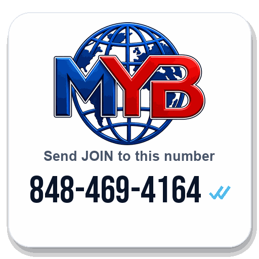 MYB News — send JOIN to 848-469-4164